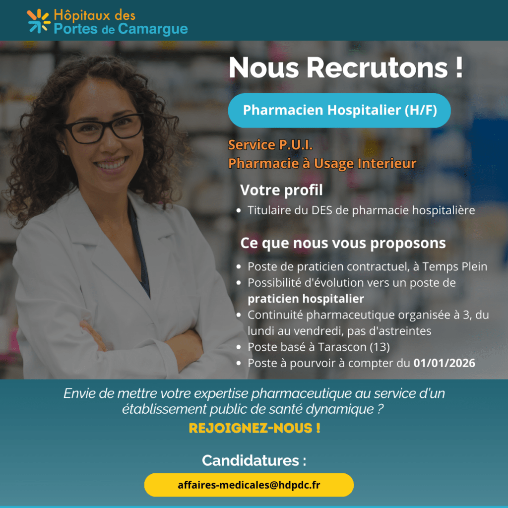 Pharmacien(ne) Hospitalier(ère)